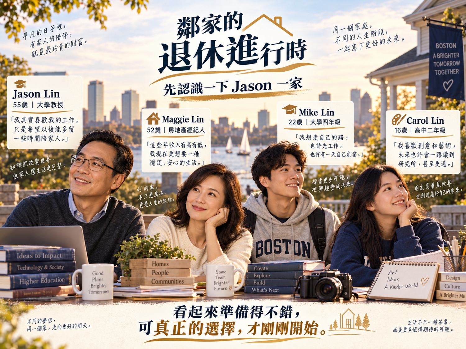 Jason Lin一家四位成员介绍